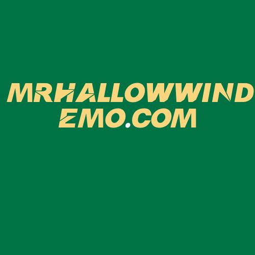 Logo da MRHALLOWWINDEMO